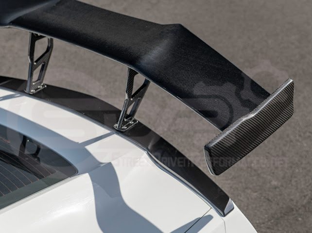 2014-2019 CHEVROLET CORVETTE C7 | ZR1 ZTK CONVERSION PACKAGE REAR SPOILER HIGH WING WITH WING RISER